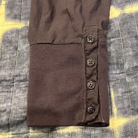 Nation Los Angeles Purple Long Sleeve Top Size Small - Picture 8 of 8